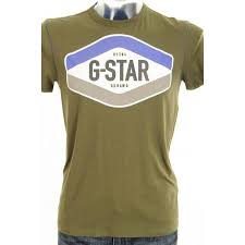 G Star Dial R T Shirt Tench Khaki Green G Star Size Chart G