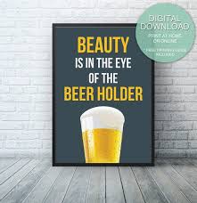 Beer Poster Beer Wall Art Craft Beer