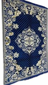 cotton embroidered jacquard carpets at