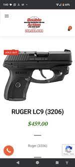 ruger lc9 3206 extended mag laser