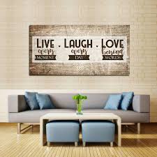 live laugh love living room wall