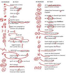 Proofreading Symbols Cheat Sheet Editing Writing Editing