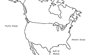 North America Map Coloring Page North Map Coloring Page South Map