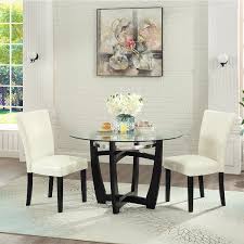 gojane white leather dining chair set