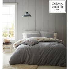oned sherpa double duvet set