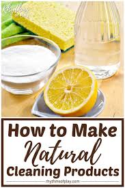 how to make natural cleaning s