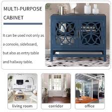 Angel Sar Blue Buffet With Doors And