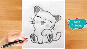 pencil drawing easy how to draw cute
