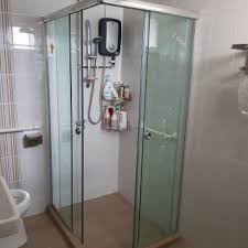 frameless tempered glass shower screen