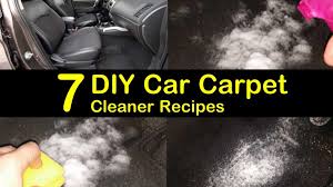 7 easy to make diy car carpet cleaner