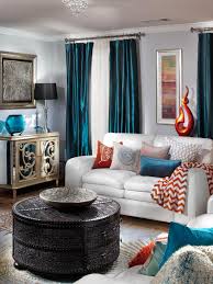 glamorous transitional living room