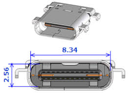 A standard usb type c connector houses 16 data transfer pins, 4 power pins, and 4 ground pins for a total of 24 pins. Usb Type C Connector Cx Series