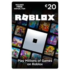 roblox 20 digital gift card includes