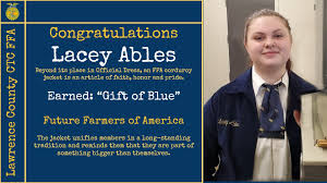 ffa gift of blue lacey ables va