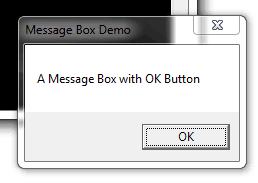 5 exles to create c messagebox ok