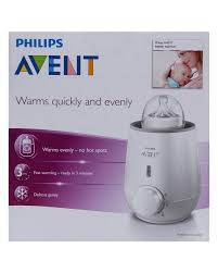 Easy to operate, it features a handy defrost setting and can also be used to warm baby food. Philips Avent Electric Bottle Warmer Cheesycheeks
