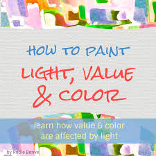 How To Paint The Effects Of Light On Value And Color Feltmagnet Crafts