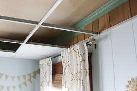 How To Easily Update An Ugly Drop Ceiling