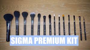 sigma premium brush kit review demo
