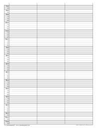 free daily schedules for excel 30