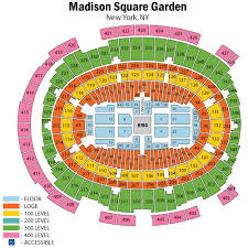 45 Methodical Madison Square Garden Seating Chart For Wrestling