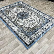 turkish diamond carpet 10873a cyan