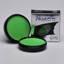 mehron paradise aq makeup light green