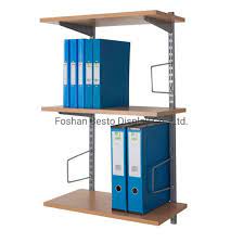 Office Wall Mounted Shelving In Silver