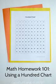 Math Homework 101 What Is A Hundred Chart Creative