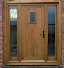 External Frame And Filled Door With