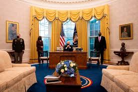 biden s oval office curtains have a