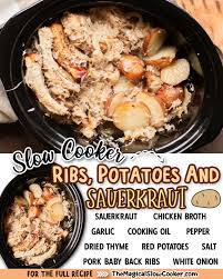 slow cooker ribs potatoes and