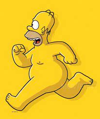 THE SIMPSONS NUDE HOMER POSTER TELEVISION TV A4 A3 ART PRINT DESIGN | eBay