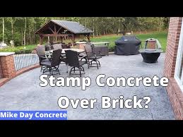 Amazing Looking Stamped Concrete Patio