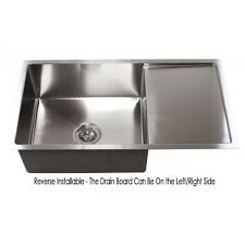 single bowl kitchen sink with drain board
