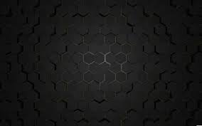 black abstract hexagon pattern