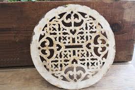 Old Cast Iron Grate Round Circle