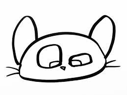 how to draw a cute cartoon cat easy