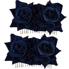 Our collection of wholesale hair accessories includes many different options to manage and accessorize your hair no matter the cut, color, or length. Amazon Com Crownguide 2 Pack Rose Flower Bridal Hair Combs Women Wedding Hair Accessories Pieces For Brides Flamenco Dancer Hairstyles Navy Blue Beauty