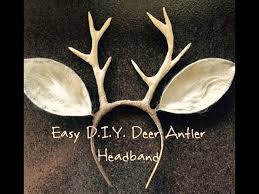 I love deer and have visits once or twice a day on my property. Easy D I Y Deer Antlers Youtube