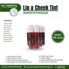 lip cheek tints gel based tester