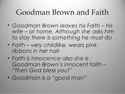young goodman brown symbolism essayfree young goodman brown symbolism essays  and papers young goodman brown symbolism