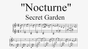 nocturne secret garden piano cover