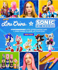 New Lime crime x sonic collection – The Olive Unicorn Beauty Review