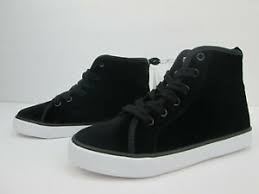 Buy from a uk company. Nwt Gymboree Little Girls Velvet Black Hi Tops Sneakers Tennis Shoes Size 10 Ebay