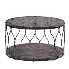 For example, if your room design is a more formal, classic design then you may want to choose a dark brown or cherry colored. Ballou Rustic Bohemian Coffee Metal Table Gray Homes Inside Out Target