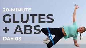 20 minute abs and glutes workout video