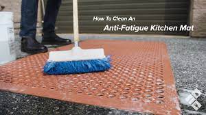 how clean an anti fatigue kitchen mat
