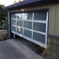 Full View Tempered Glass Garage Door