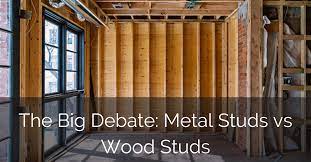 metal studs vs wood studs
